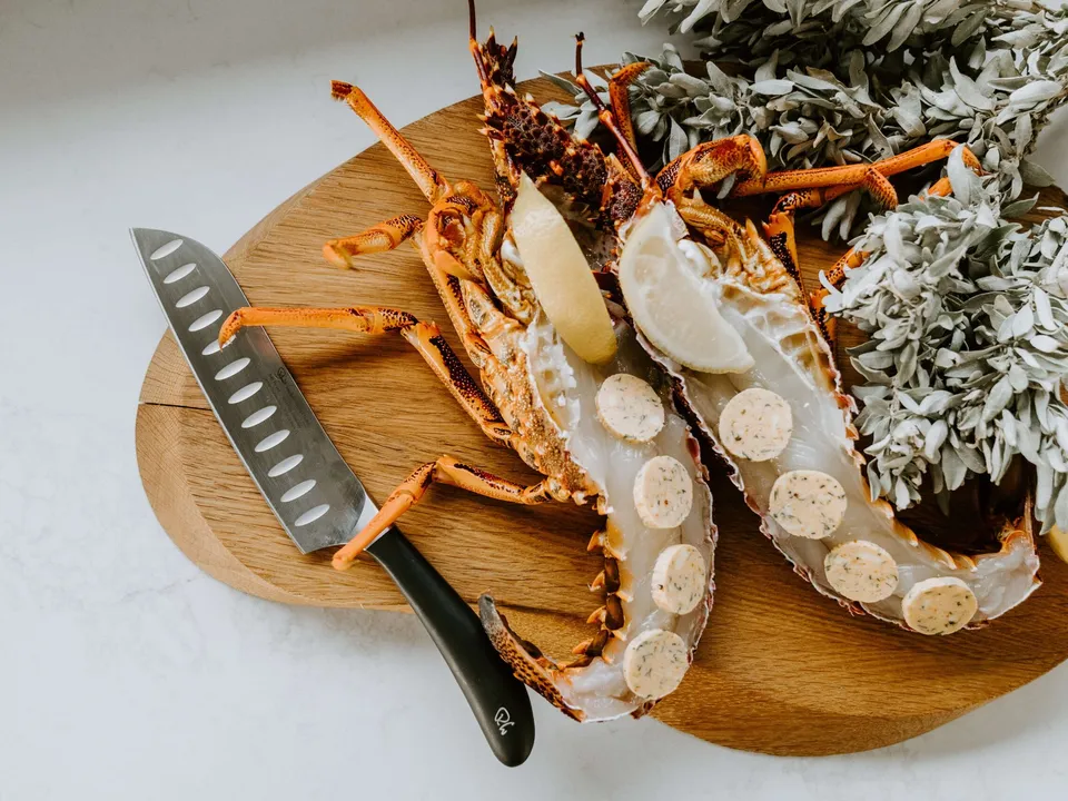 Southern rock lobster platter
