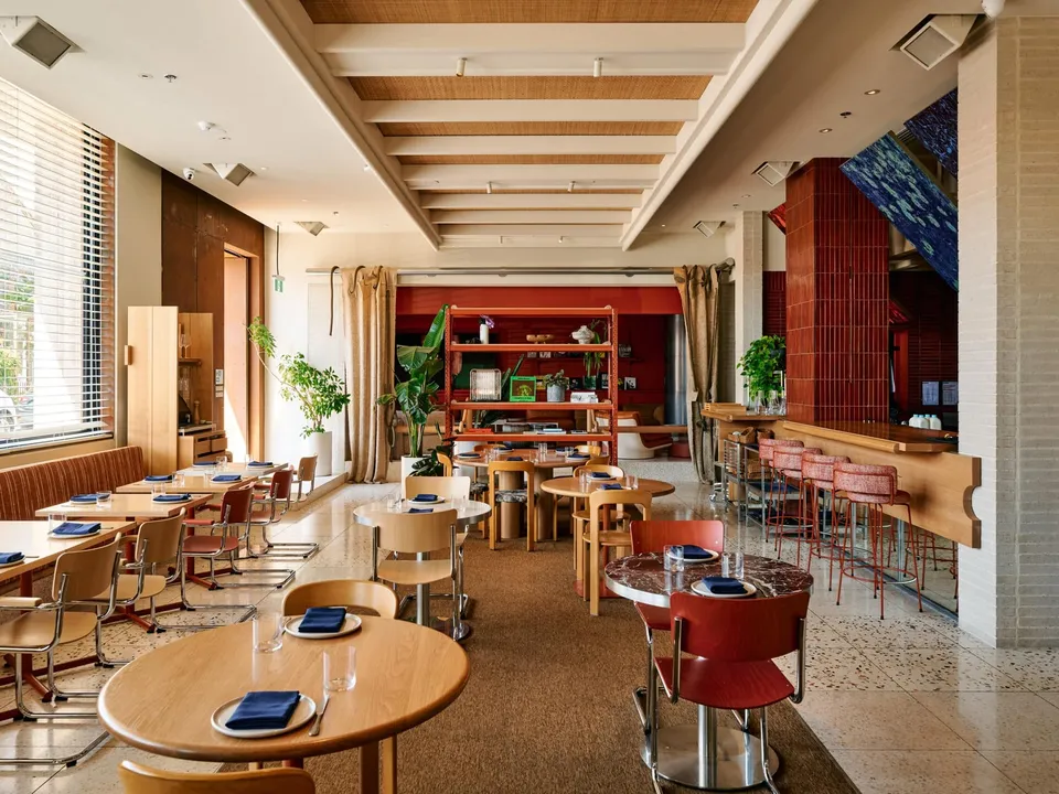 Bistro X, the modern ground-floor restaurant and all-day hangout