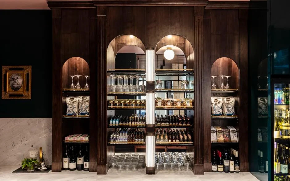 The Honour Bar, self-serve drinks cabinet