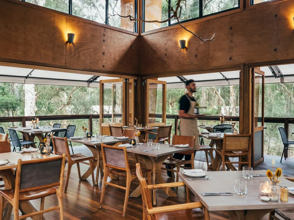 The Gunyah restaurant interior