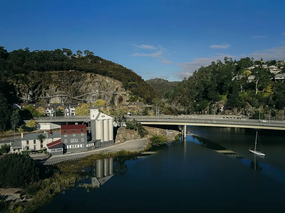 Ritchies Mill on the Tamar River