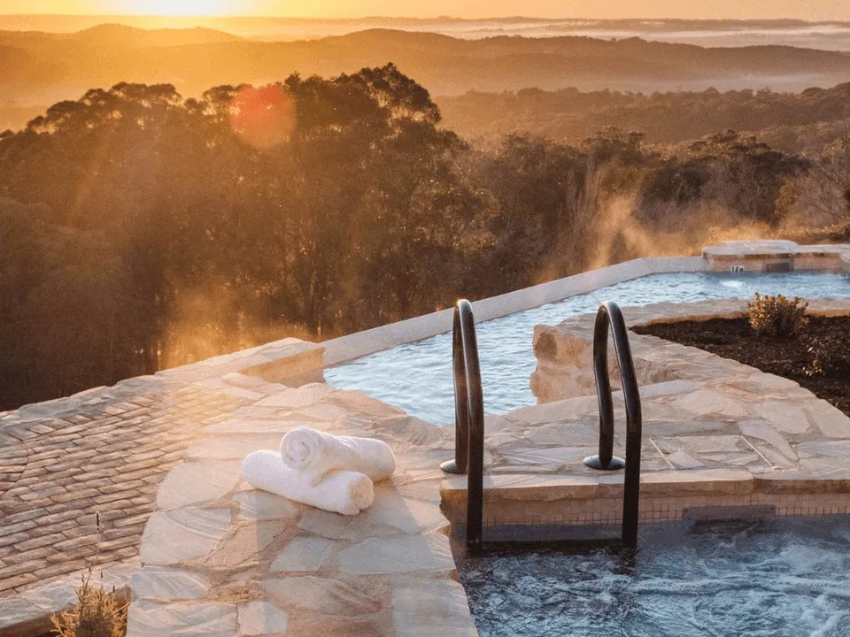 Artesian hot pools