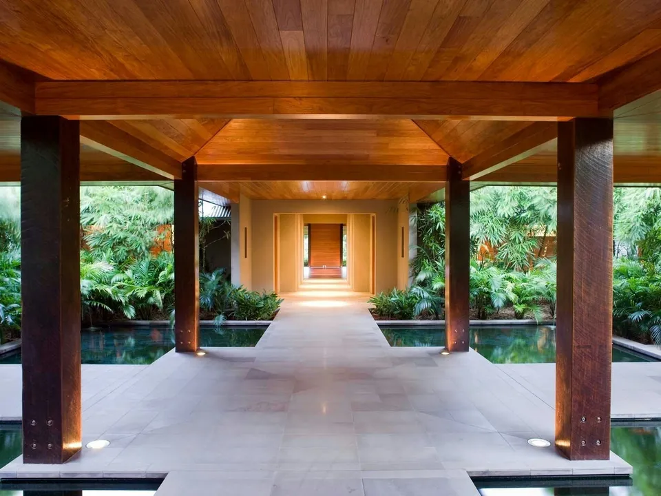Spa qualia entrance pavilion