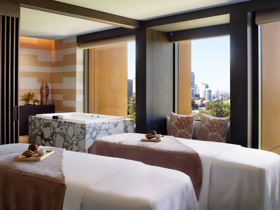 The couples treatment suite at The Ritz-Carlton Spa